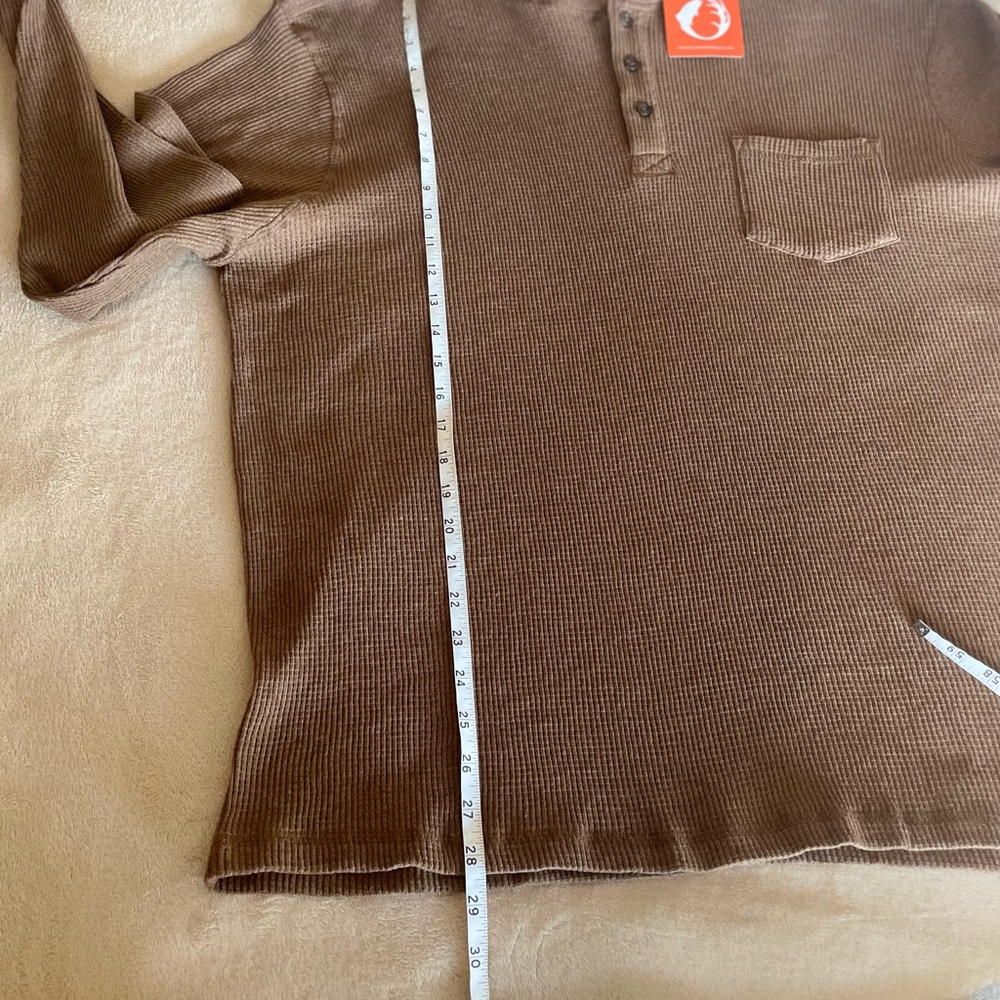 The American Outdoorsman Long Sleeve Button Waffle Shirt - Size XL - Picture 10 of 13